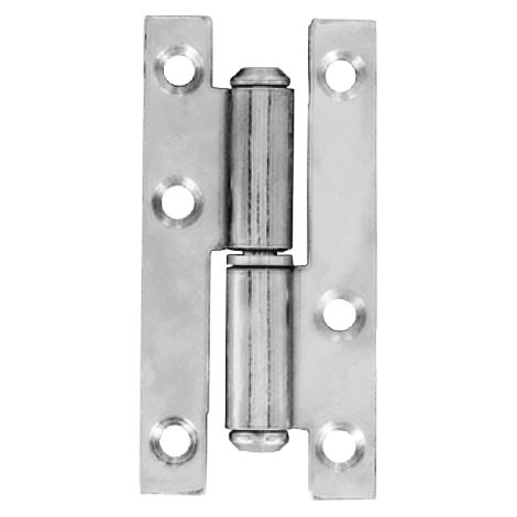 Paumelle Abi D 80x40 - 2 pz - Vynex