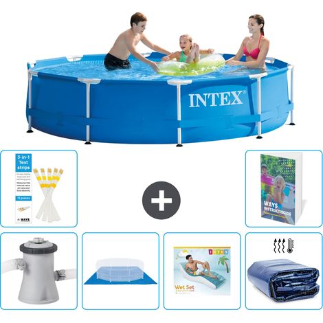 Frame Pool Rund - 305x76 cm - 7-teilig S345