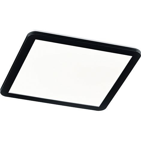 Plafonnier led moderne 22w ip44 noir mat acrylique blanc - trio - camilla 54357484 54357484 54357484 (1/3)