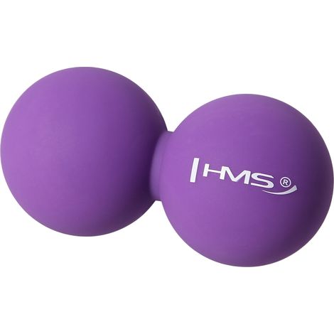 Pelota de masaje doble violeta: alivia la tensión muscular (1/5)
