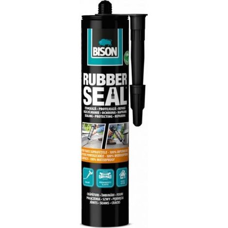 Mastic Bison 6313122 Rubber Seal 310 g noir