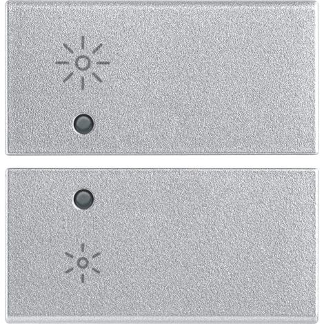 VIMAR - 14752.3.SL Zwei Halbtasten 2M Dimmer Silber