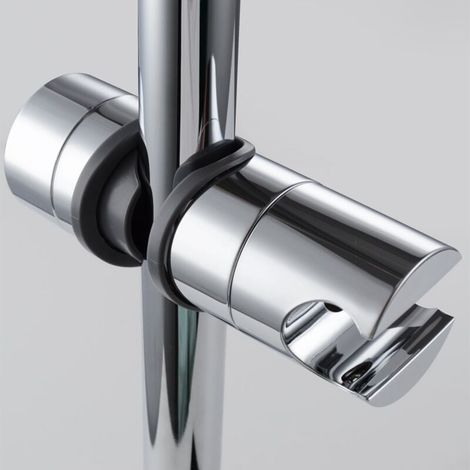Verstellbare Duschkopfhalterung für Gleitstange, universelle Schienenhalterung für Badezimmer-Gleitstangen mit 18–25 mm Außendurchmesser, ersetzt die 360g-Schwenkhalterung (1/4)