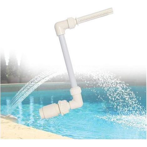 TAISHENGDA-Wasserfall-Poolbrunnen, Aufstellbrunnen, höhenverstellbare Kühldüse, Brunnendüsenhalterung für Gartenteiche, für die meisten Düsen von 3 bis (1/5)