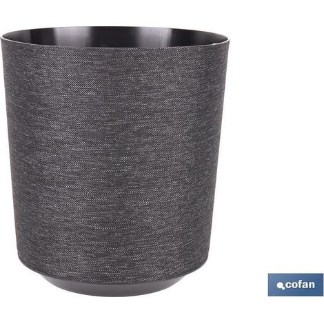 Vase textile noir PP 10,5 L Ø 254 x 269 mm (1/4)