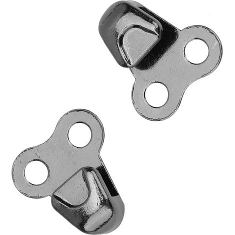 Packung mit 20 Schnürhaken aus Aluminiumlegierung mit Nieten, Reparatur-/Camping-/Wander-/Kletterzubehör (Nr. 8) (1/5)