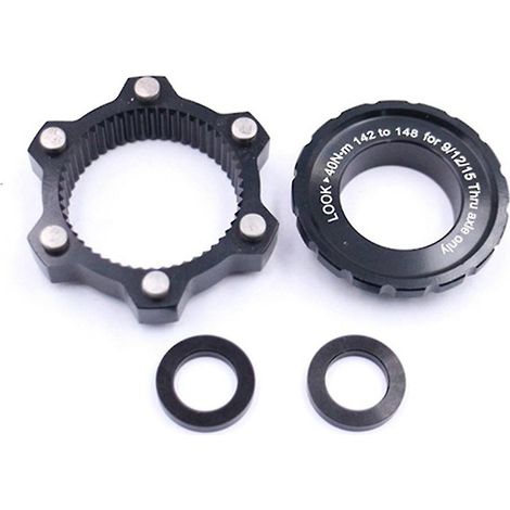 Centerlock-Nabenadapter, Centerlock-kompatibel mit 6-Loch-Hinterrädern 12x142 bis 12x148, Centerlock-kompatibel mit Scheibenbremsen (1/4)