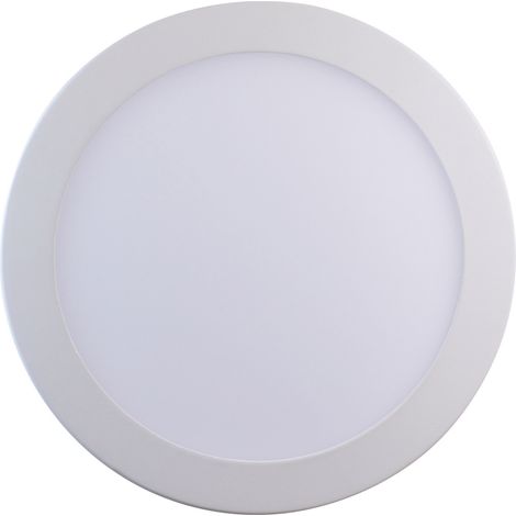 2er-Pack ultraflache runde LED-Einbaustrahler, 18 W, 1440 lm, Ø 22,5 cm, 4000 K Weiß, 40.000 h, 7hSevenOn