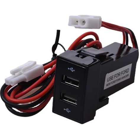 Compatible with Honda/Toyota/Nissan/Ford/Suzuki/Isuzu/Mazda/Mitsubishi vehicles, two 4.2A USB ports. (1/4)