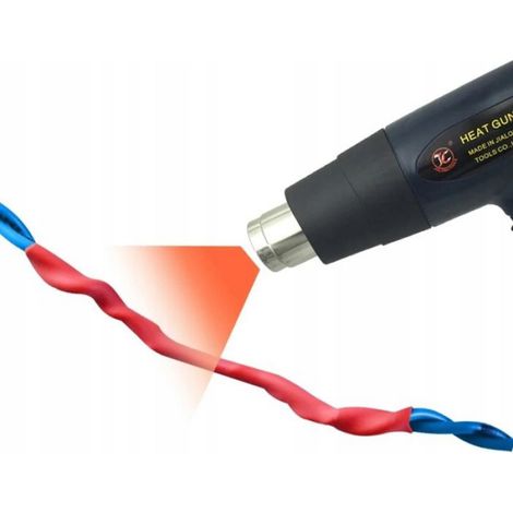 Gaine Thermorétractable 150 mm Noire – Réduction 2:1 Longueur 1 m Isolation Électrique Résistante UV (1/4)