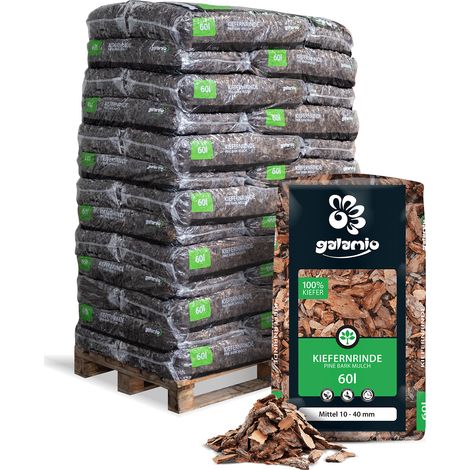 Galamio Rindenmulch Kiefer Mittel 60l x 39 Sack 2340l