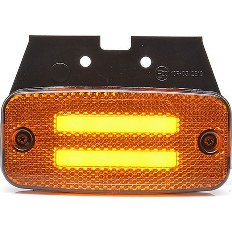 1 pièce Feu de gabarit LED avec support, marqueur, réflecteur intégré, homologation E‑Mark, effet néon, étanche, 12V‑24V