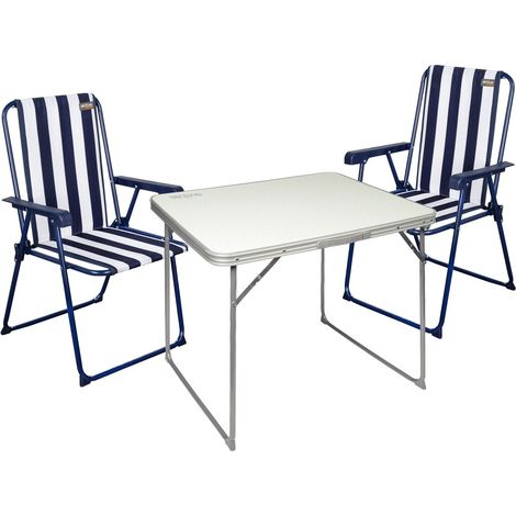 Set Mesa 80x60x70 cm+2 Sillas plegs 53x47x40/85cm INTEX (1/5)