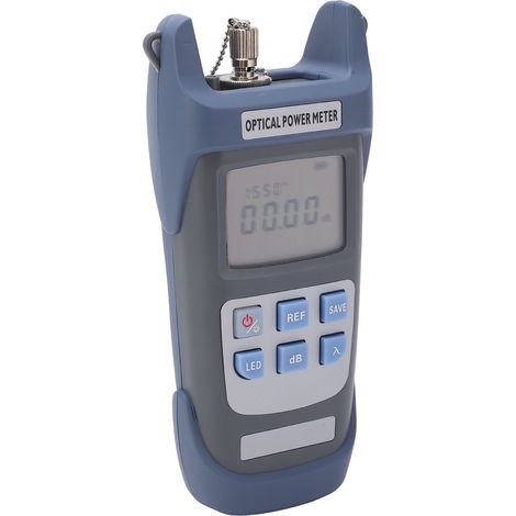 Glasfaser-Leistungsmesser, optischer Kabeltester -50 bis +26 dBm mit LED-Lampe für Wartungszwecke (1/5)