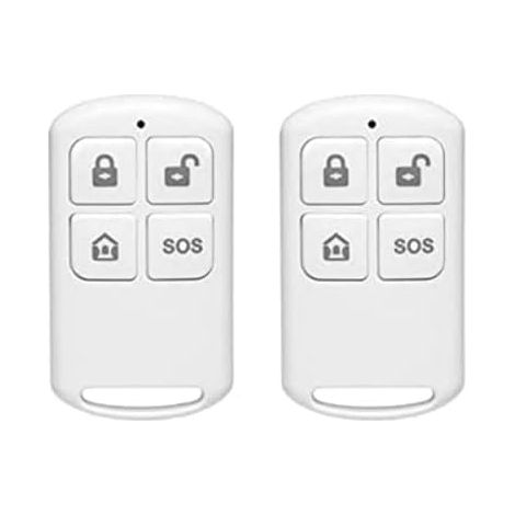 Lot de 2 télécommandes sans fil pour système d'alarme domestique - Lot de 2 télécommandes sans fil pour système d'alarme domestique