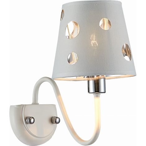Applique Candellux Batley bianca E14 1 luce 50401112 (1/2)
