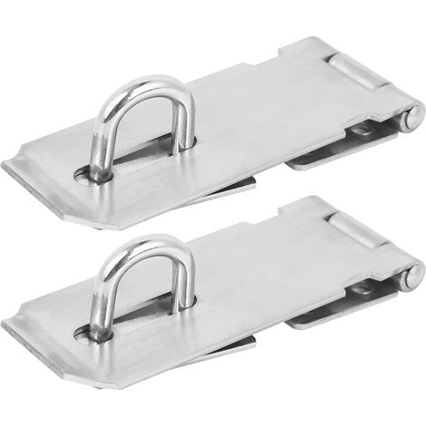 2PCS Loquet de Porte en Acier Inoxydable, Serrure à Loquet pour Meuble, Tiroir, Sécurité de Portillon (1/5)