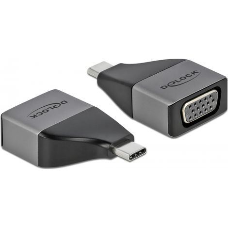 Delock Adaptador USB Type-C â¢ a VGA (DP Alt Mode) 1080p â diseÃ±o compacto