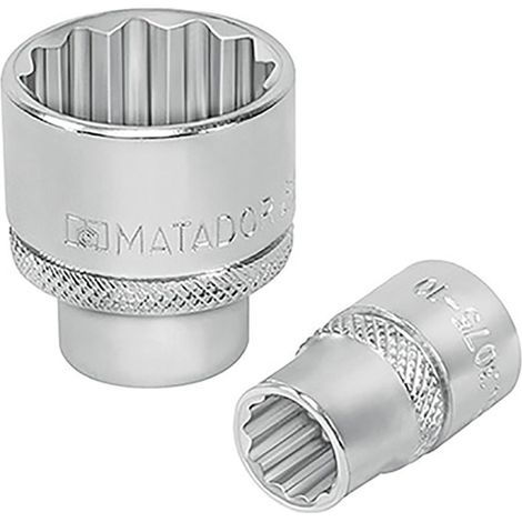 Steckschlüssel-Einsatz, 12-kt., 12,5 mm (1/2"): 14 m (1/4)