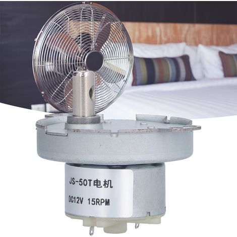 JS-50T Gleichstrom-Getriebemotor, 12 V Gleichstrom, 15 U/min (1/5)