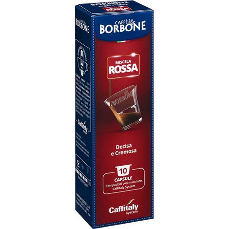 Caffè Borbone miscela Rossa confezione 10 capsule
