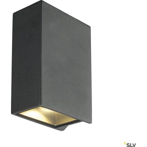 Applique extérieure QUAD UP/DOWN 15 gris LED 86W 3000K IP44 - SLV - 232445 (1/5)