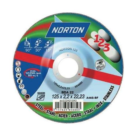 NORTON DISCO CORTE PIEDRA HUNDIDO VULCAN 1153.222