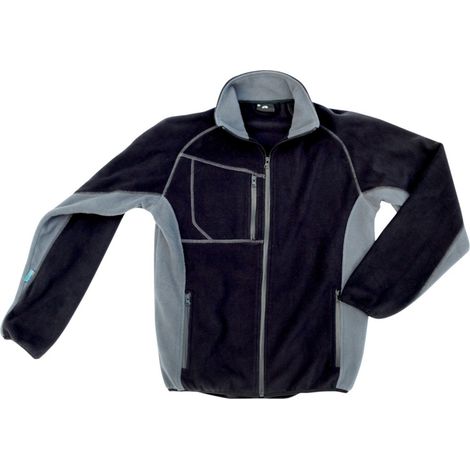 Excess Fleecejacke Champ, Gr. XL, schwarz/grau (1/2)