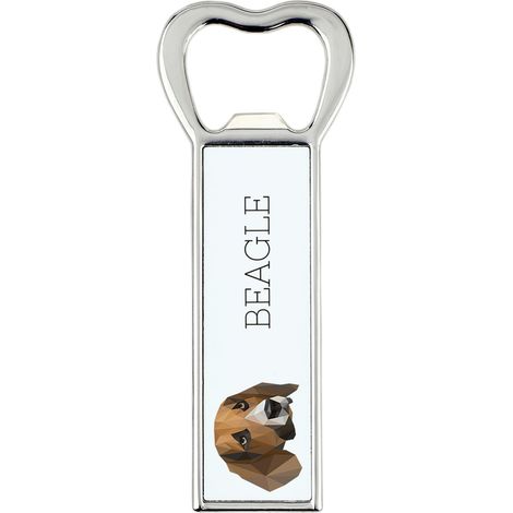 Apribottiglie Beagle con foto e dedica per la birra Art-Dog. (1/5)