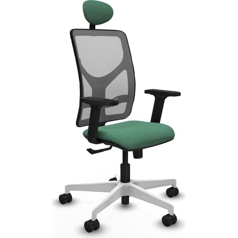 Silla de oficina piqueras y crespo Motilla gris malla ergonómica (1/2)