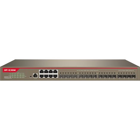 IP-COM Networks G5324-16F Netzwerk-Switch Managed L3 Gigabit Ethernet (10/100/1000) Grau