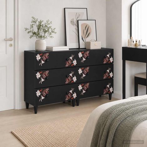 vidaXL Stauraumschränke 2 Stk. 120 x 33 x 75 cm Massivholz Mango (1/5)