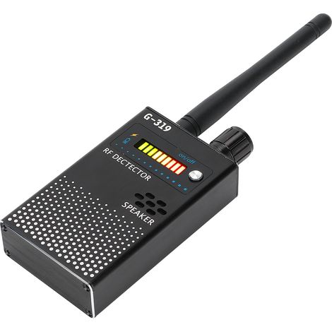 G-319 HF-Signaldetektor, große Reichweite, hohe Empfindlichkeit, Spionageabwehr, drahtloser HF-Detektor, 100-240V Stecker. (1/5)
