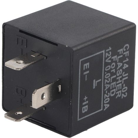 Clignotant 12V 3 broches réglable LED clignotant relais fixe clignotant indicateur CF14 (1/5)