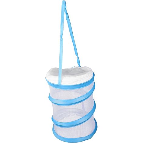 Cage à Insectes 1 Pièce Portable en Tissu Bleu Pliable (1/5)