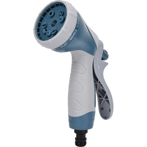 Pistolet Arrosage Jardin Haute Pression - Alliage Zinc Et Tpr - 10 Modes Jet - Pour Voiture Et Plantes - 1 Pièce (1/5)
