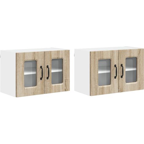 Maison Exclusive - Panneau de lave-vaisselle Kalmar 2 pcs Chêne Sonoma (1/5)
