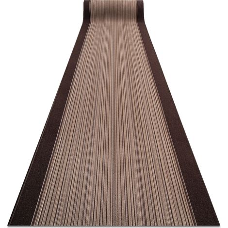 Läufer Antirutsch CARNABY braun 80cm brown 80x250 cm