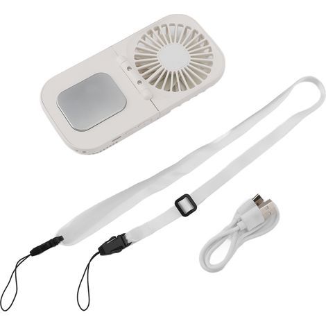 2000mAh Rechargeable USB Portable Fan with Semiconductor Cooling and Foldable Design (1/5)