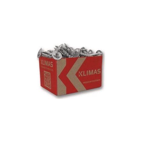 Vis à tête plate 8x320 tête plate zinguée clair TX40 KLIMAS (1/2)