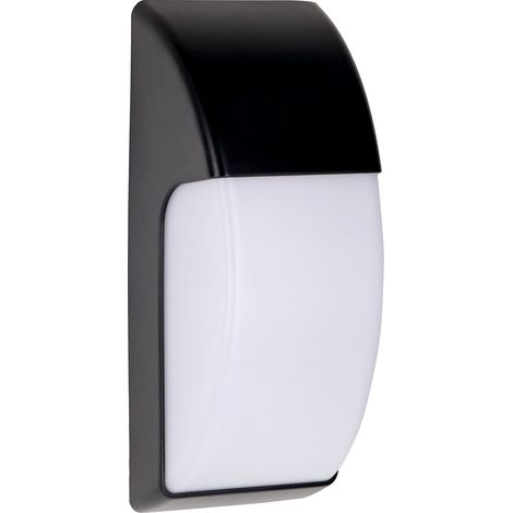Forlight Area - Aplique de Pared Exterior para Bombilla E27. Aplique Exterior de Pared o Techo para Jardín y Terraza. Lámpara de Pared Impermeable IP65. Color Negro (1/4)