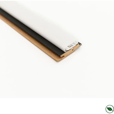Profil tasseaux PVC LED décor Noir mat 2770 x 54 x 20 mm PEFC 70%