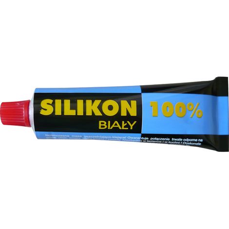 Silikon 100 % – 60G weiß – SIL 60 BIA