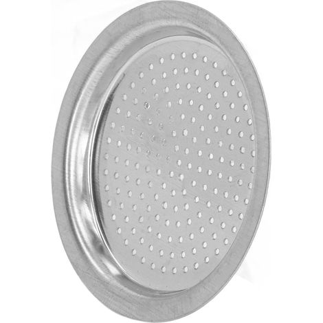Filtre à café en acier inoxydable avec joint en caoutchouc, accessoires pour cafetière à filtre, 2 portions (1/5)