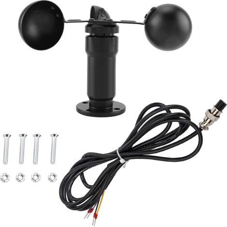 Wind sensor, aluminum alloy wind speed sensor 4-20mA Wind speed detector wind anemometer (1/5)