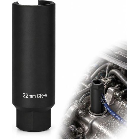 1 Pièce Douille pour Sonde Lambda, Écrou de Serrage, Outil de Démontage de 12, 5 mm 1/2 Pouce Et 22 mm (1/5)