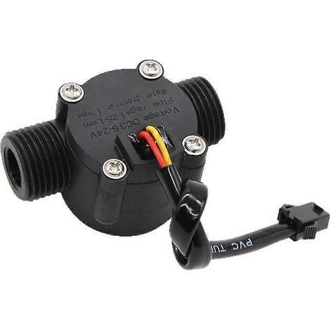 Débitmètre à capteur à effet Hall S201E G1/2" (1-25 L/min) pour la mesure et la surveillance des liquides dans les canalisations (1/5)