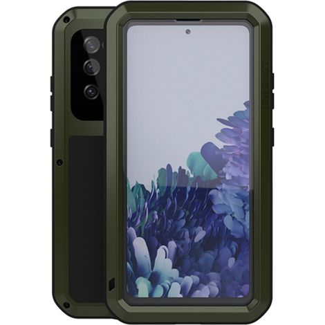 Love Mei Hülle für Samsung Galaxy S20 FE 4G/5G, mit Glas geschützt, Grün (1/3)