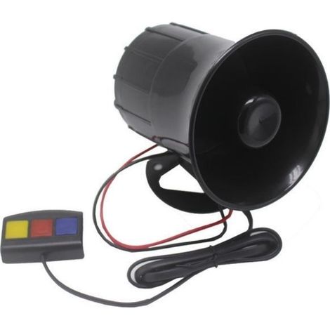 Klaxon de police triton 12 V pour voiture, amplificateur triton pour véhicules électriques et motos, klaxon multiton ultra puissant, modification 30 W (1/2)