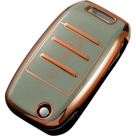 Schlüsselhülle aus TPU, passgenau, Smart-Key-Schutzhülle, Ersatz für Kia K2, K3, K4, KXCROSS, KX7 Gr